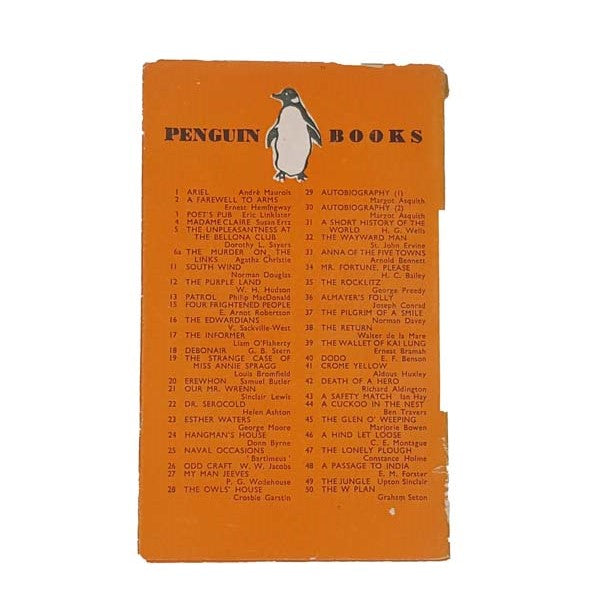 The Jungle by Upton Sinclair, penguin,1936