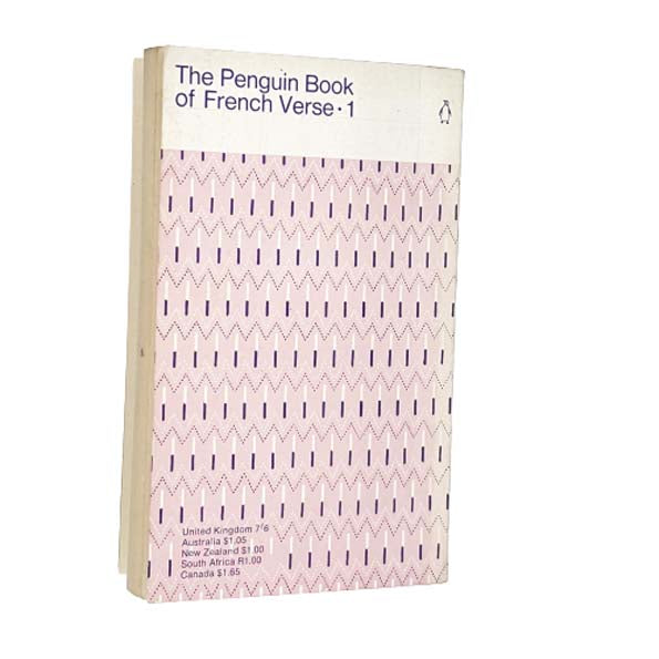 The Penguin Book of French Verse 1 1968