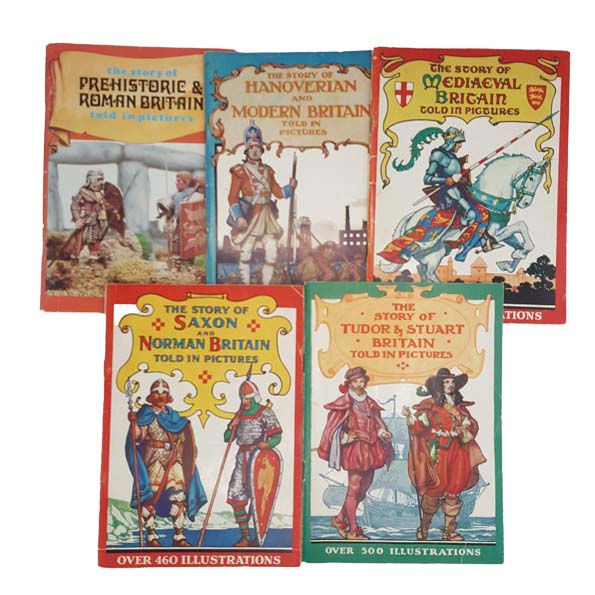 The Story of...Told in Pictures by C.W. Airne 5 Book Collection