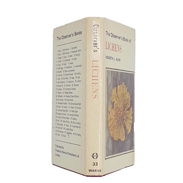 The Observer’s Book of Lichens - Warne, 1977