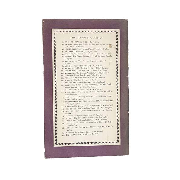 Virgil's The Pastoral Poems 1953 - Penguin