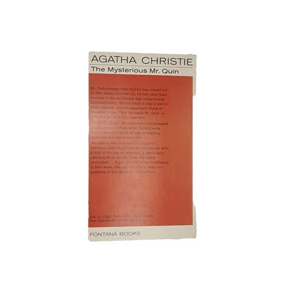 Agatha Christie's The Mysterious Mr Quin - Fontana, 1977