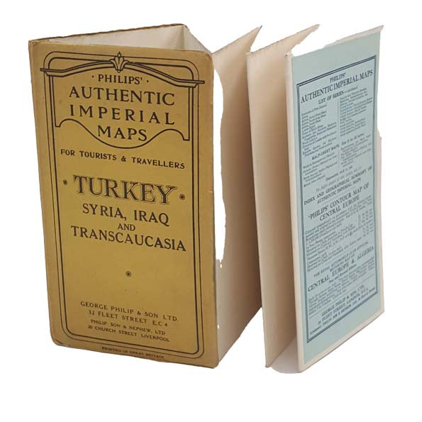 Philips' Authentic Imperial Maps: Turkey, Syria, Iraq and Transcaucasia