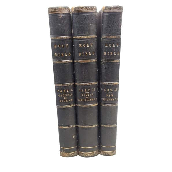 The Holy Bible in three parts - A. Fullarton &amp; Co, 1863