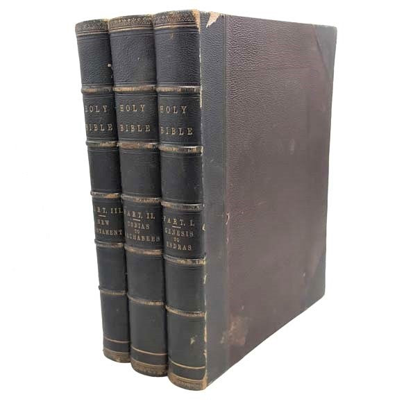 The Holy Bible in three parts - A. Fullarton &amp; Co, 1863