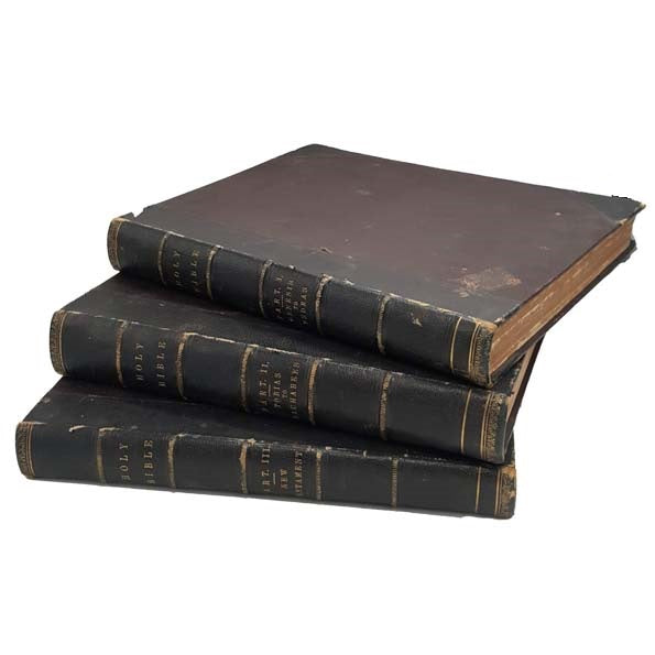 The Holy Bible in three parts - A. Fullarton &amp; Co, 1863