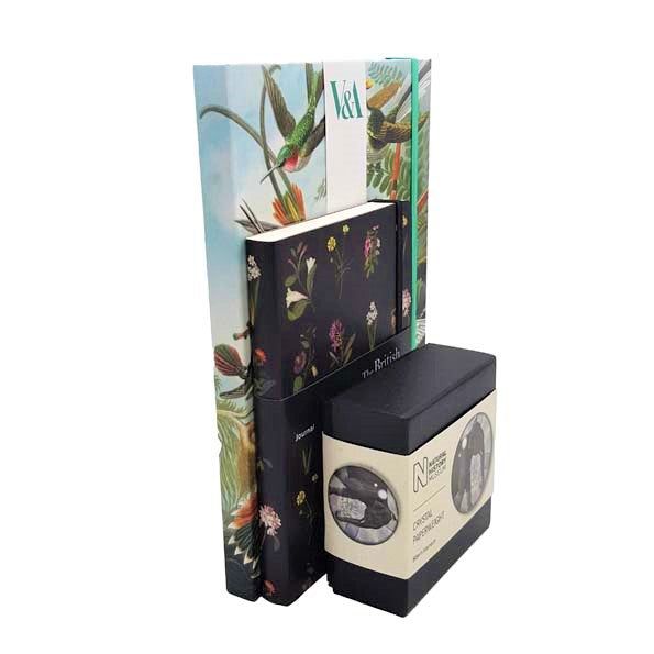 Nature Stationery Set - Notebook, Sketchbook, Paperweight