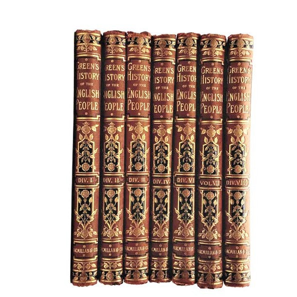 A Short History of the English People (Seven Volumes) - Macmillan, 1892