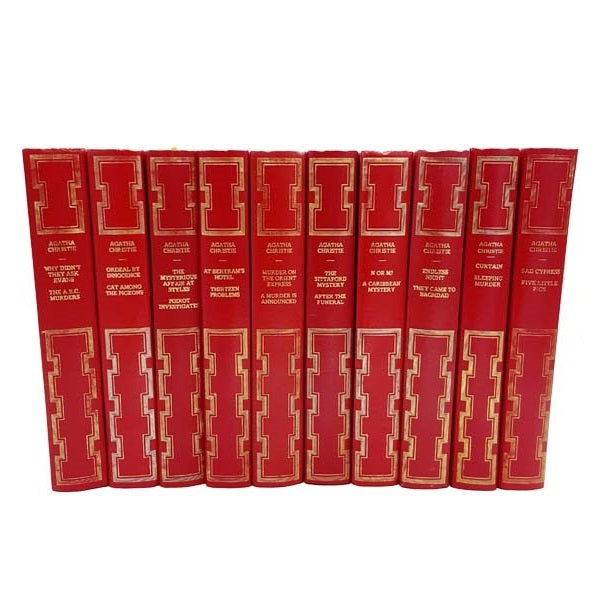 Agatha Christie 10 Book Collection c.1970