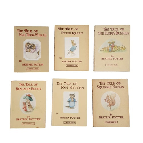 Beatrix Potter’s The Peter Rabbit Books - 6 Beige Books