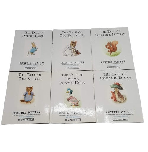 Beatrix Potter’s The Peter Rabbit Books - 6 White Dust-Jacket Books