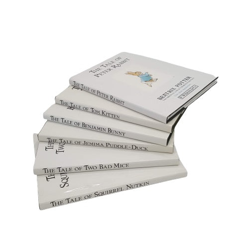 Beatrix Potter’s The Peter Rabbit Books - 6 White Dust-Jacket Books