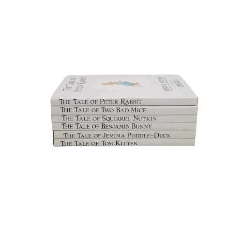 Beatrix Potter’s The Peter Rabbit Books - 6 White Dust-Jacket Books