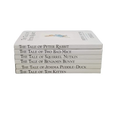 Beatrix Potter’s The Peter Rabbit Books - 6 White Dust-Jacket Books