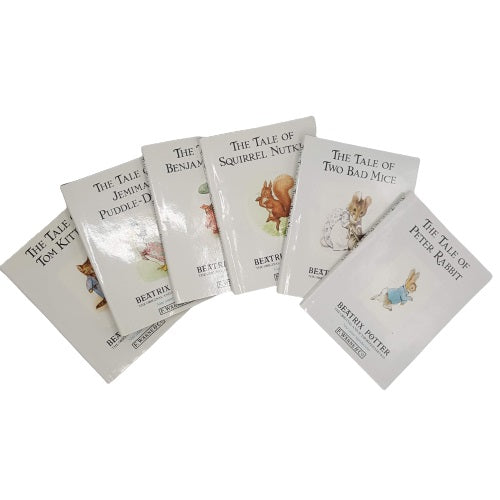Beatrix Potter’s The Peter Rabbit Books - 6 White Dust-Jacket Books