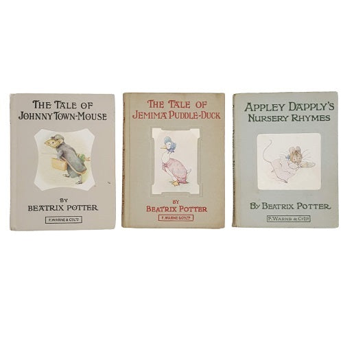 Beatrix Potter’s The Peter Rabbit Books - 3 Grey Books