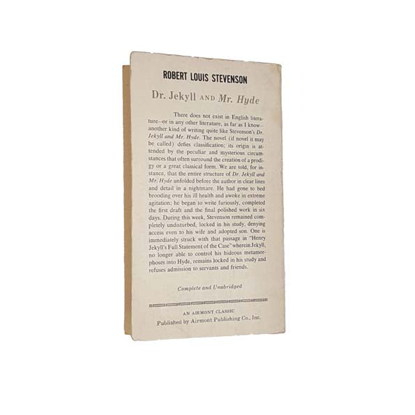 R.L. Stevenson's Dr. Jekyll and Mr. Hyde