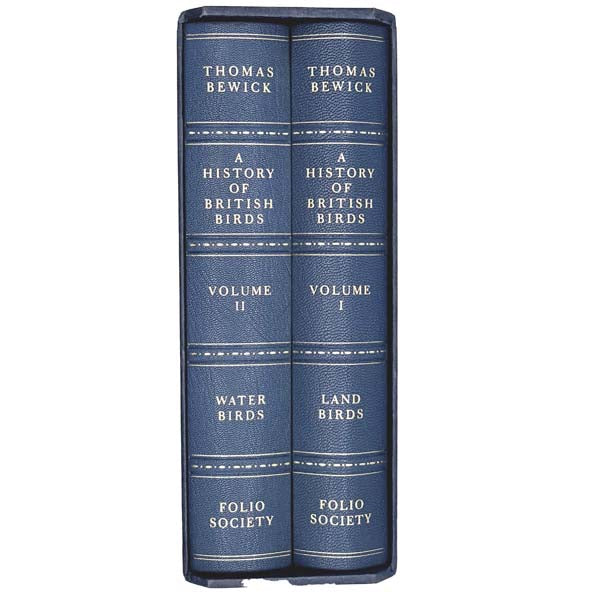 A History of British Birds by Thomas Bewick - Folio Society, 2 Vols