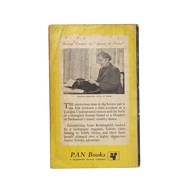 The Man in the Brown Suit by Agatha Christie - Pan, 1958