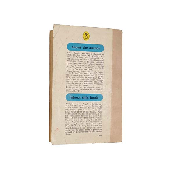 Young Man on a Bicycle by Victor Canning, 1958