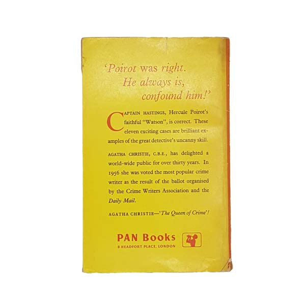 Poirot Investigates by Agatha Christie - Pan, 1959