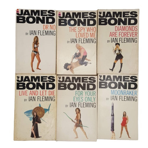 Ian Fleming's James Bond - 6 Book Collection, 1969-72