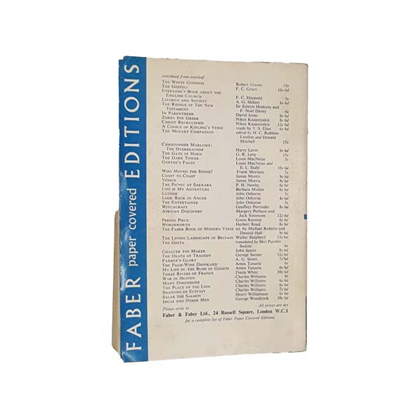 Witchcraft: European and African by Geoffrey Parrinder - Faber, 1963