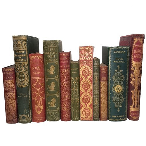 BOOKS BY THE METRE: Red, Green and Gold Collection