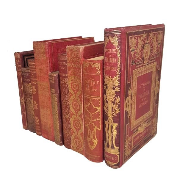BOOKS BY THE METRE: Red and Gold Collection