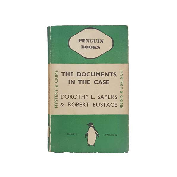 The Documents in the Case by Dorothy L. Sayers &amp; Robert Eustace - Penguin, 1938
