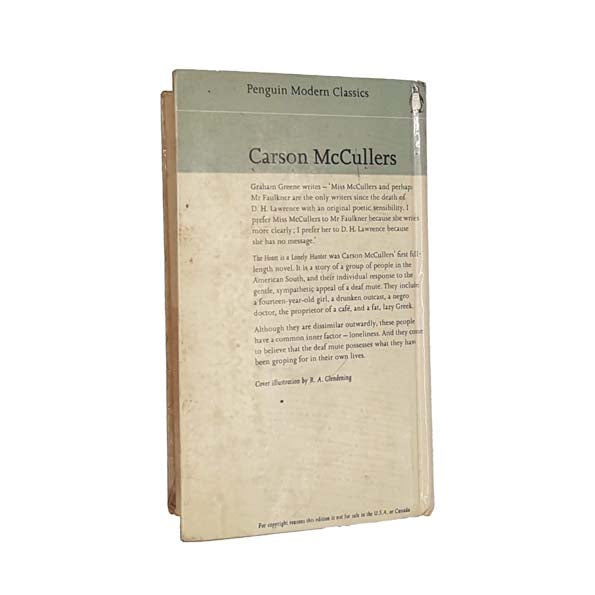 The Heart is a Lonely Hunter by Carson McCullers - Penguin, 1964
