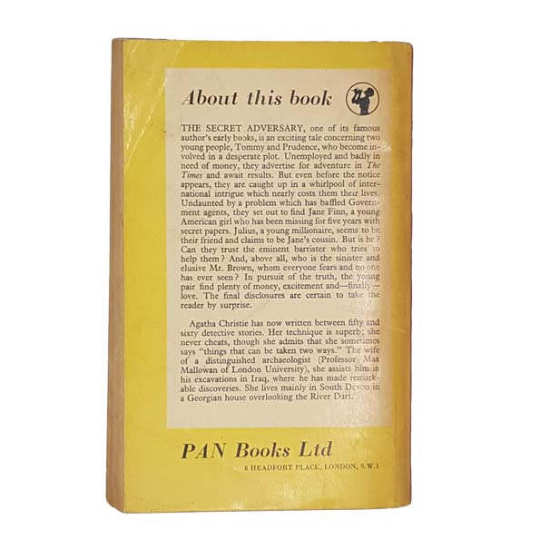 Agatha Christie’s The Secret Adversary - Pan, 1955