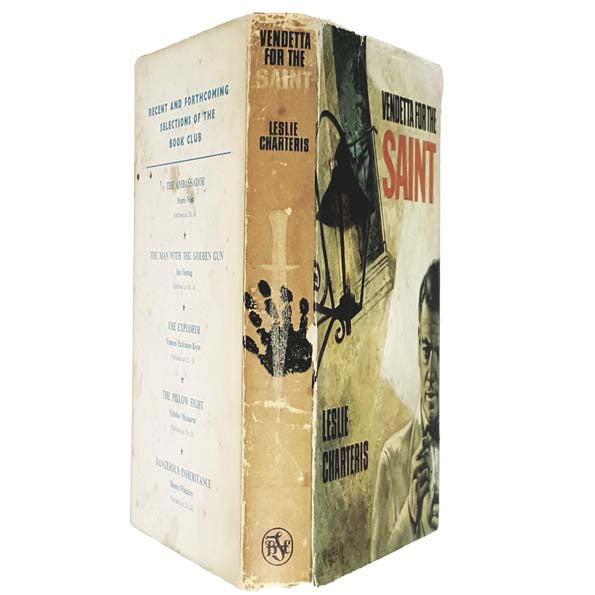 Vendetta for the Saint by Leslie Charteris 1965 - Book Club