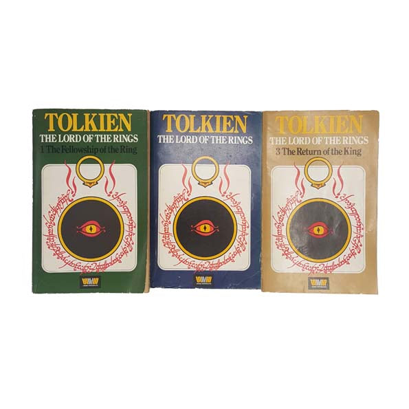 J.R.R. Tolkien's The Lord of the Rings Trilogy - Unwin Paperbacks 1979