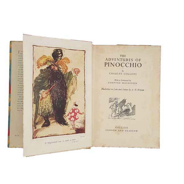 The Adventures of Pinocchio by Charles Collodi - Collins, 1955