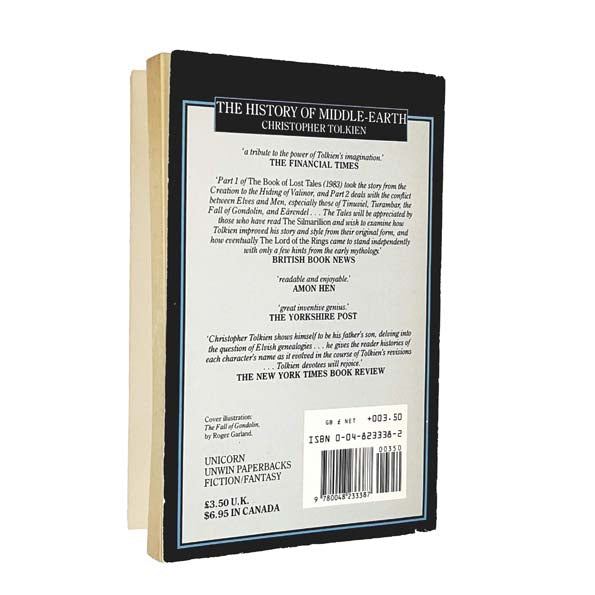 The Book of Lost Tales 2 by J. R. R, Tolkien 1986 - Unwin