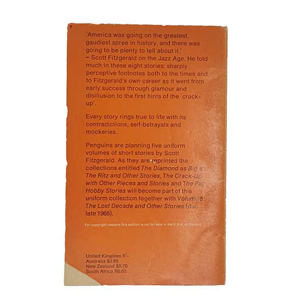 The Stories of F. Scott Fitzgerald Vol. 4 - Penguin, 1968