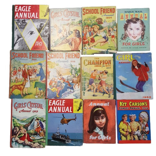 BOOKS BY THE FOOT: Vintage Annuals - 1 Foot