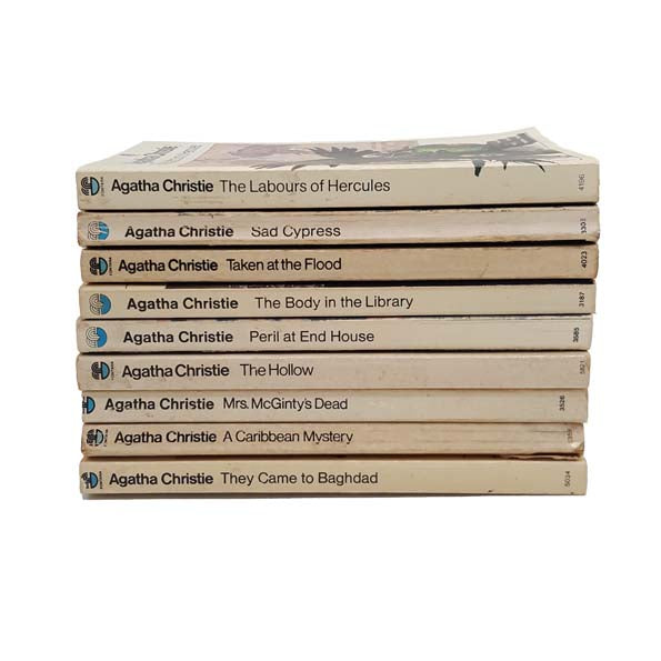 Agatha Christie Vintage 9-Book Collection - Fontana, c.1970