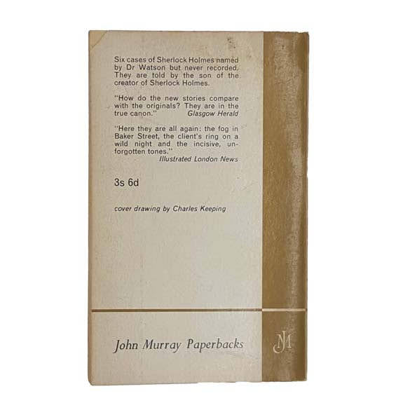 The Exploits of Sherlock Holmes by Adrian Conan Doyle - John Murray, 1967