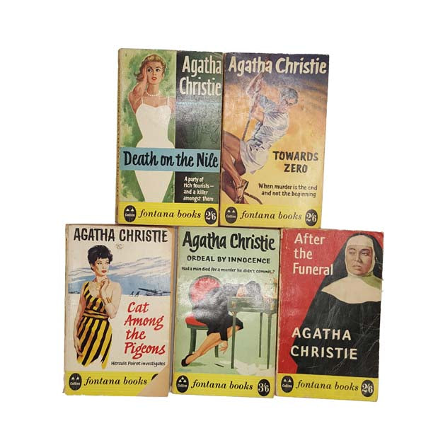 Agatha Christie Vintage 10-Book Collection - Fontana, c.1970