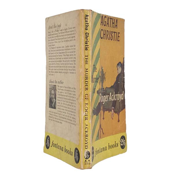 Agatha Christie’s The Murder of Roger Ackroyd - Fontana Books, 1957