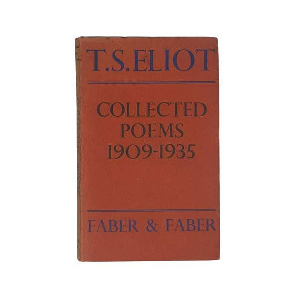 Collected Poems 1909-1935 by T. S. Eliot - Faber &amp; Faber, 1942