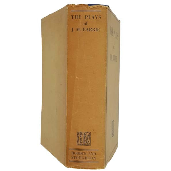 The Plays of J. M. Barrie 1928 - Hodder &amp; Stoughton