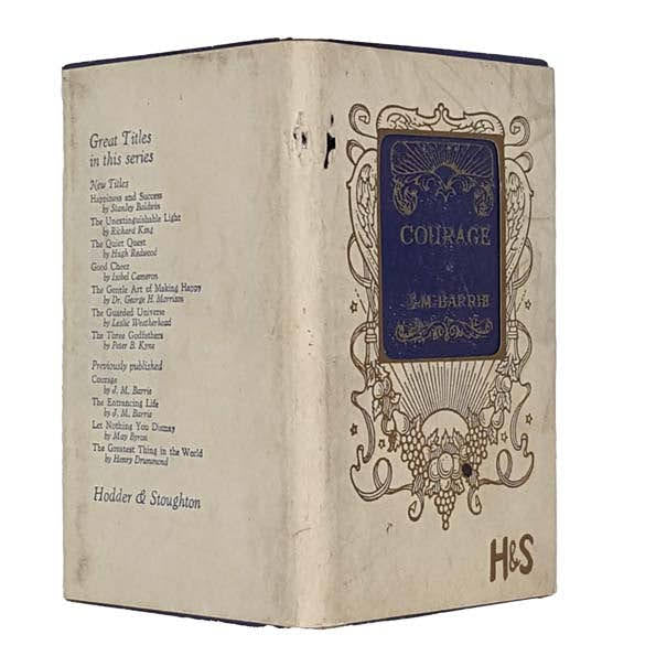 Courage by J.M. Barrie - Hodder &amp; Stoughton, 1934
