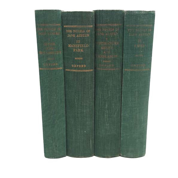 The Novels of Jane Austen 4 Book Collection - Oxford, 1948-9