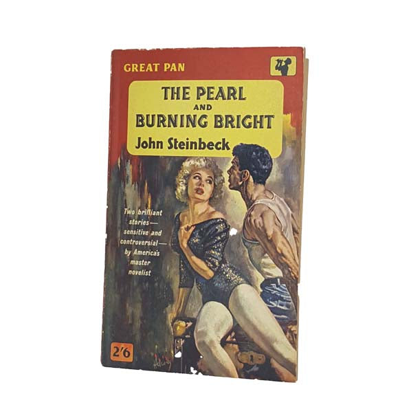 John Steinbeck's The Pearl and Burning Bright 1959 - Pan Books