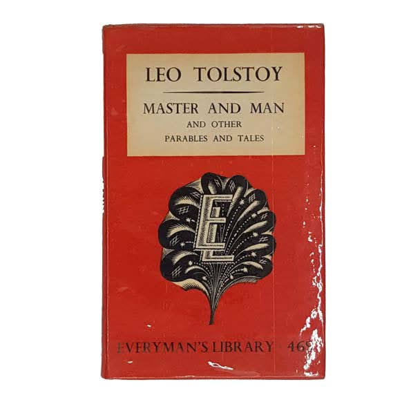 Master &amp; Man by Leo Tolstoy - Everyman, 1949