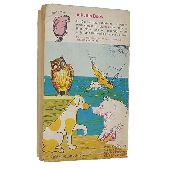The Story of Doctor Dolittle by Hugh Lofting 1968 - Puffin