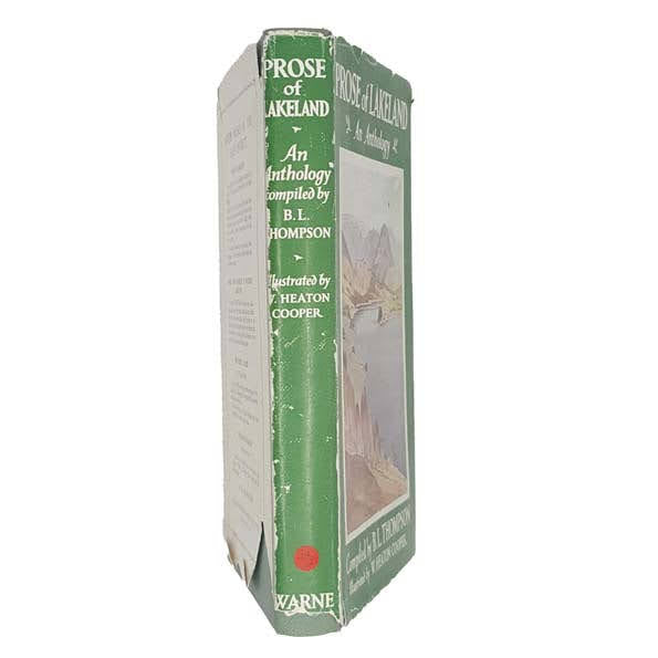 Prose of Lakeland by B. L. Thompson - Warne, 1954